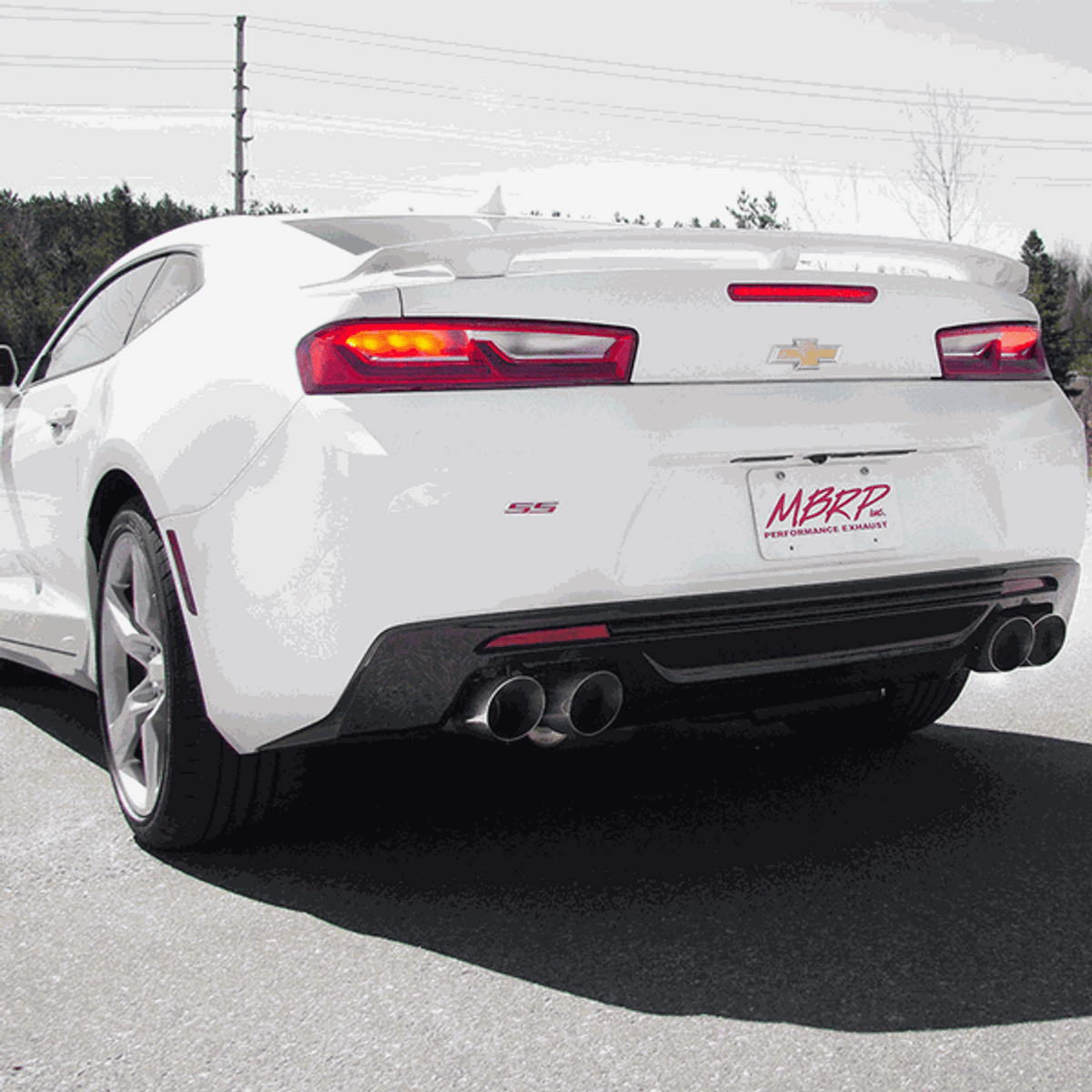 MBRP Installer Series Race Cat-back Exhaust (2016+ Camaro V8 6.2L)S7033AL