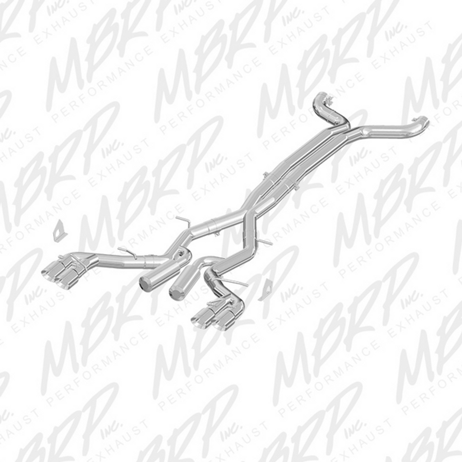 MBRP XP Series Race Cat-back Exhaust (2016+ Camaro V8 6.2L) S7033409