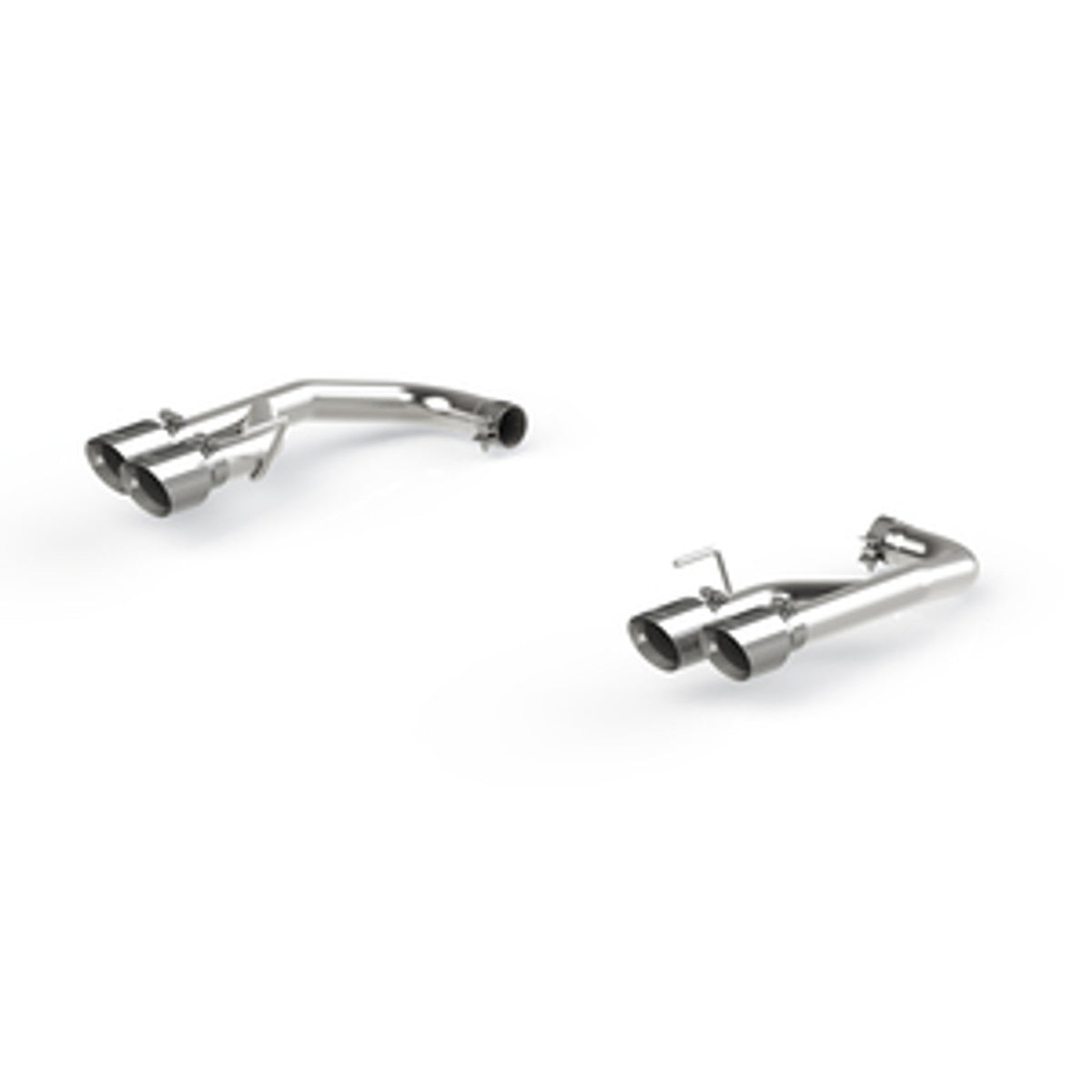 MBRP Pro Series 2.5" Axle Back Exhaust Quad Polished Tips (2018-2023 Mustang GT Non-Active) S7211304