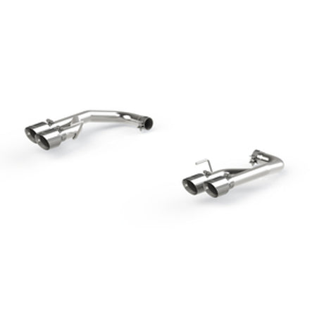MBRP Pro Series 2.5" Axle Back Exhaust Quad Polished Tips (2018-2023 Mustang GT Non-Active) S7211304
