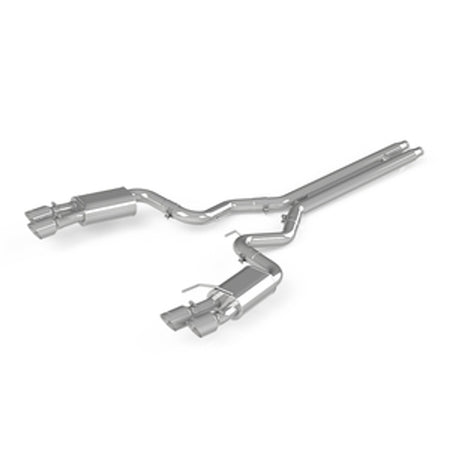 MBRP Pro Series 3" Cat Back Exhaust Quad Polished Tips Street (2018-2023 Mustang GT) S7205304