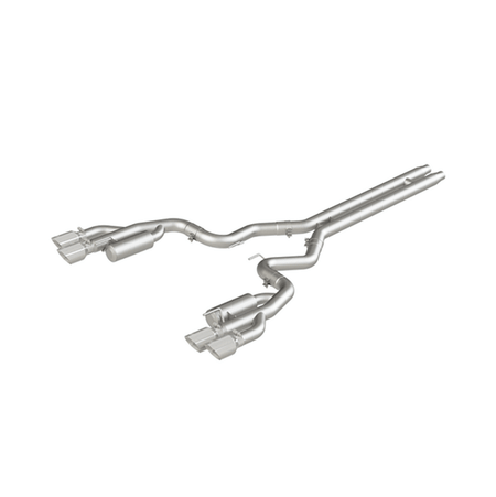 MBRP Race Series 3" Catback Aluminized Exhaust Quad Polished Tips (2018-2023 Mustang GT) S7207AL