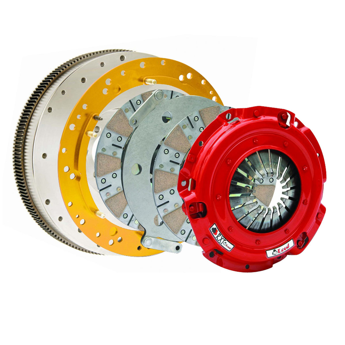 McLeod RXT Twin Power Pack - RXT 1000HP Clutch and Billet Steel Flywheel (2011 - 2017 Mustang GT Coyote) 6435825M