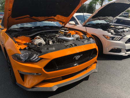 On 3 Performance Top Mount Twin Turbo System (2018 - 2023 Mustang GT 5.0L) 18S550TT