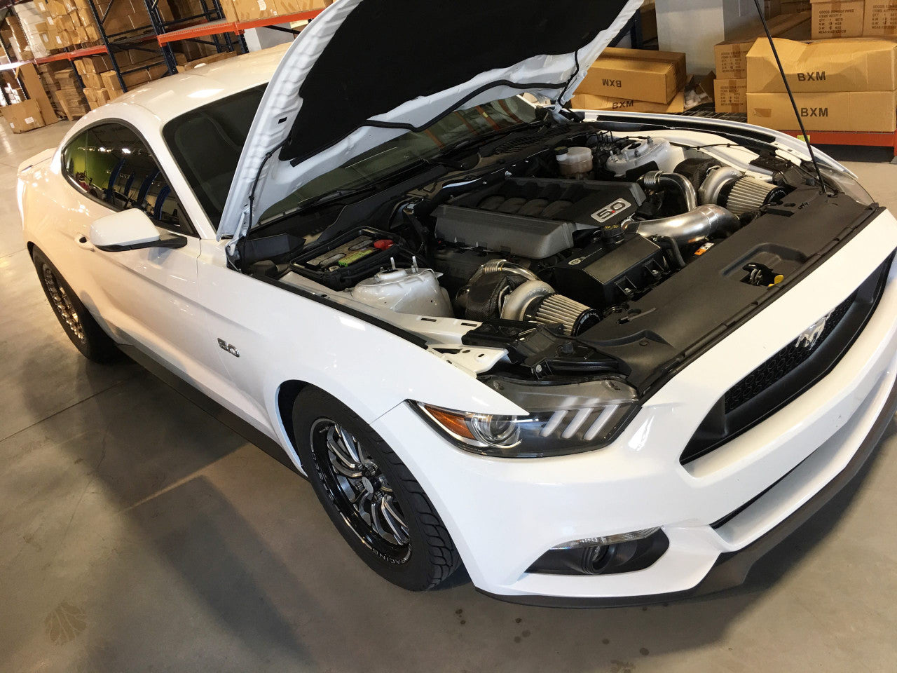 On 3 Performance Twin Turbo Kit Top Mount (2015 - 2017 Mustang GT) 15S550TT