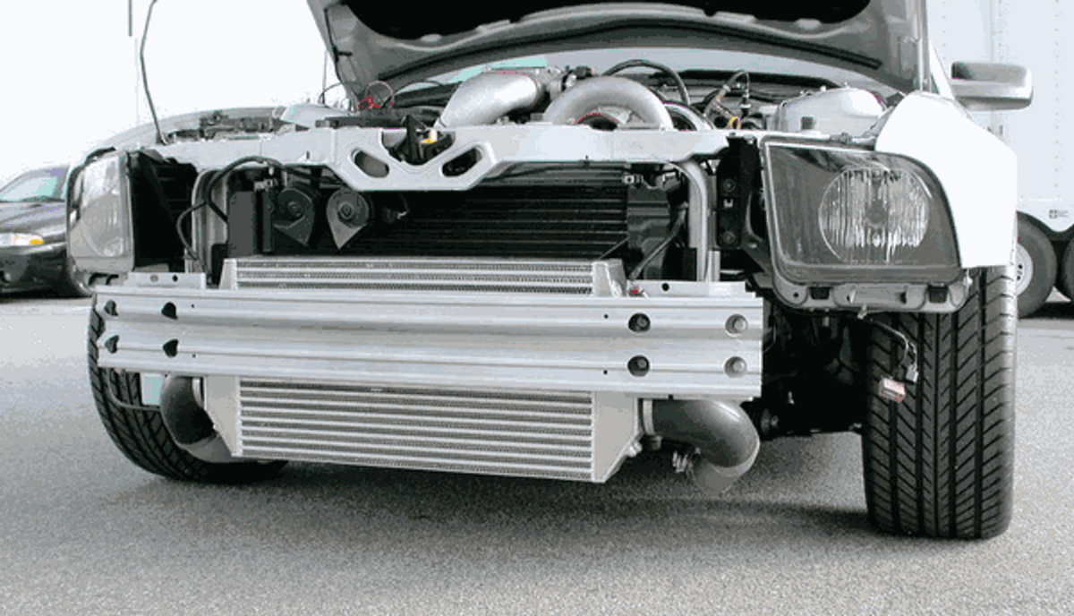 Paxton Superchargers Tuner Kit System w/ NOVI 2200SL & A/A Charge Cooler Satin (2005 - 2006 4.6 Mustang GT) 1001850SL-1
