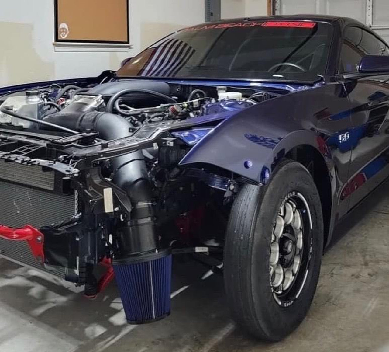 PMAS Cold Air Intake Fenderwell Style Tune Required (2015-2023 Mustang GT w/CJ Manifold) N-CJ13-3