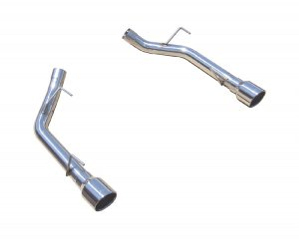 Pypes Axle-Back Exhaust System Muffler-Delete Black (2005 - 2010 Mustang GT) SFM62SSB