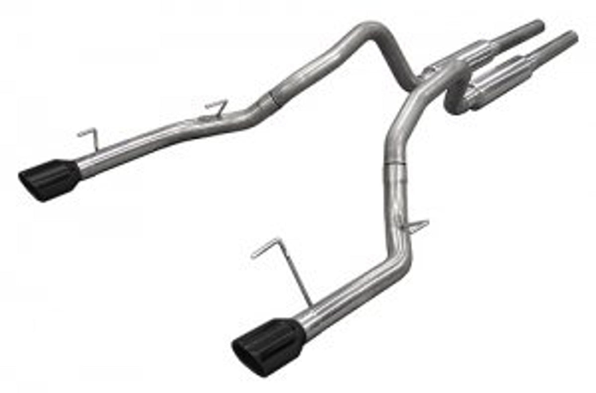 Pypes Catback Exhaust System M-80 Race Pro Mufflers Black (2005 - 2010 Mustang GT) SFM66BLK