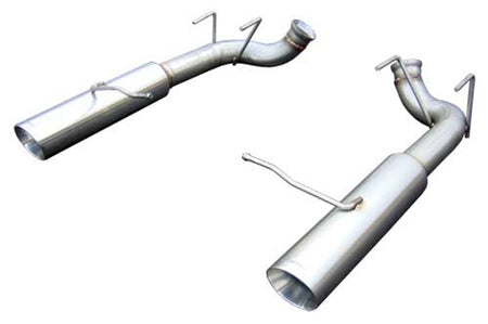 Pypes Axle-Back Pype Bomb Exhaust Stainless (2011 - 2014 Mustang GT) SFM76MS