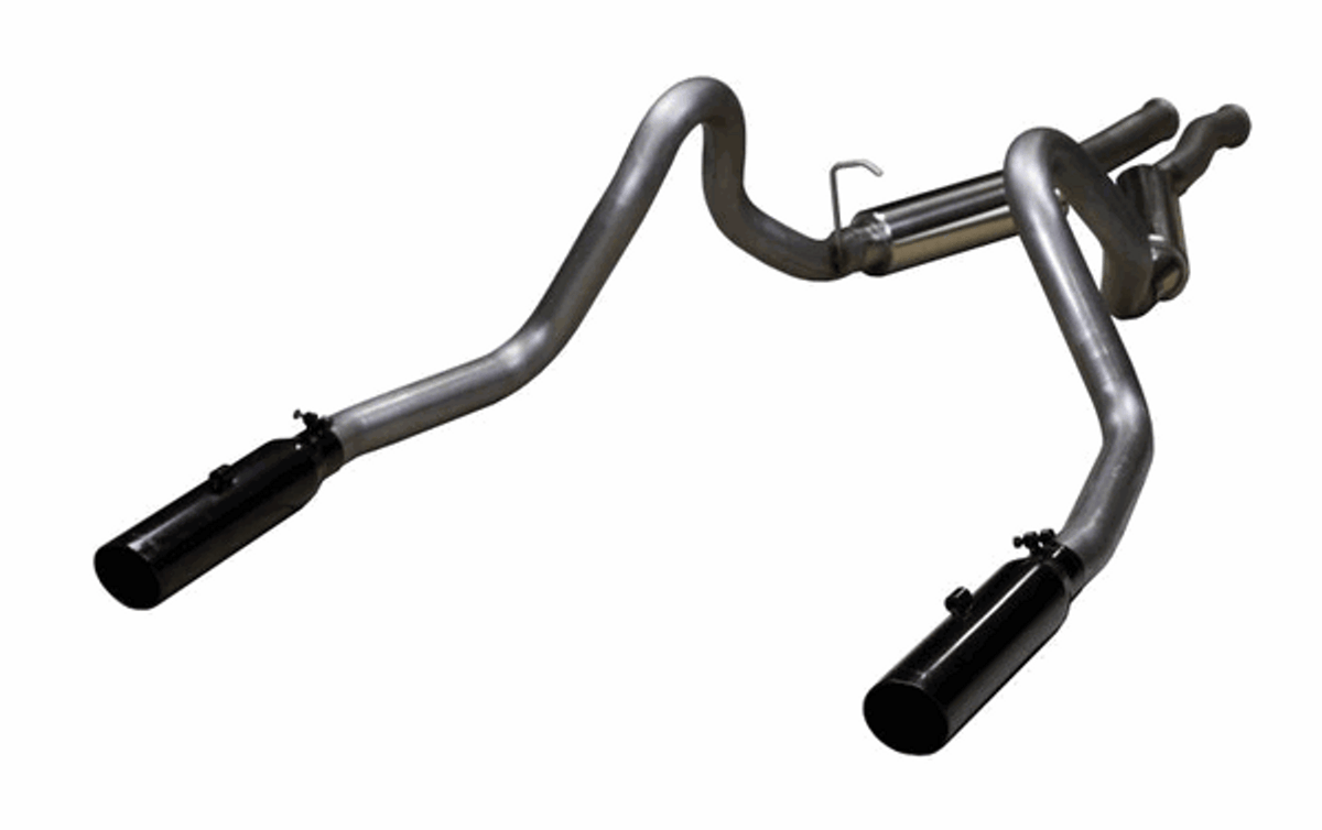 Pypes Catback Exhaust System Pype Bomb M80 Mufflers Black (1979 - 2004 Mustang) SFM29VB