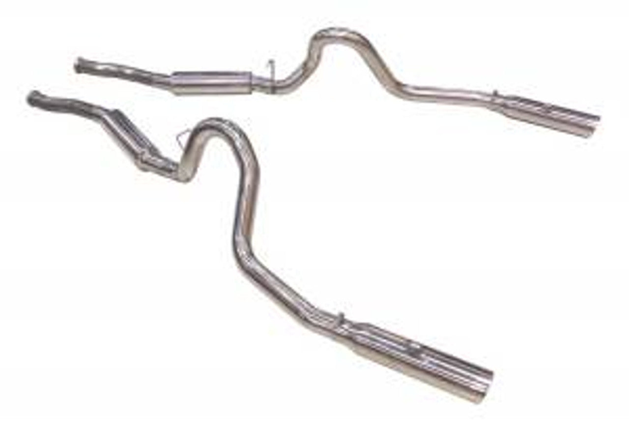 Pypes Catback Exhaust System Pype Bomb M80 Mufflers Stainless (1979 - 2004 Mustang) SFM29V