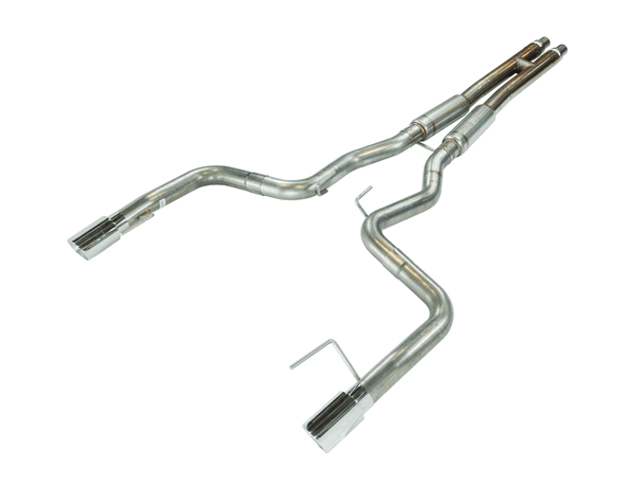 Pypes 3" H-Bomb & Bullet Mid Mufflers Catback Exhaust Kit Stainless (2015 - 2017 Mustang GT) SFM86MH