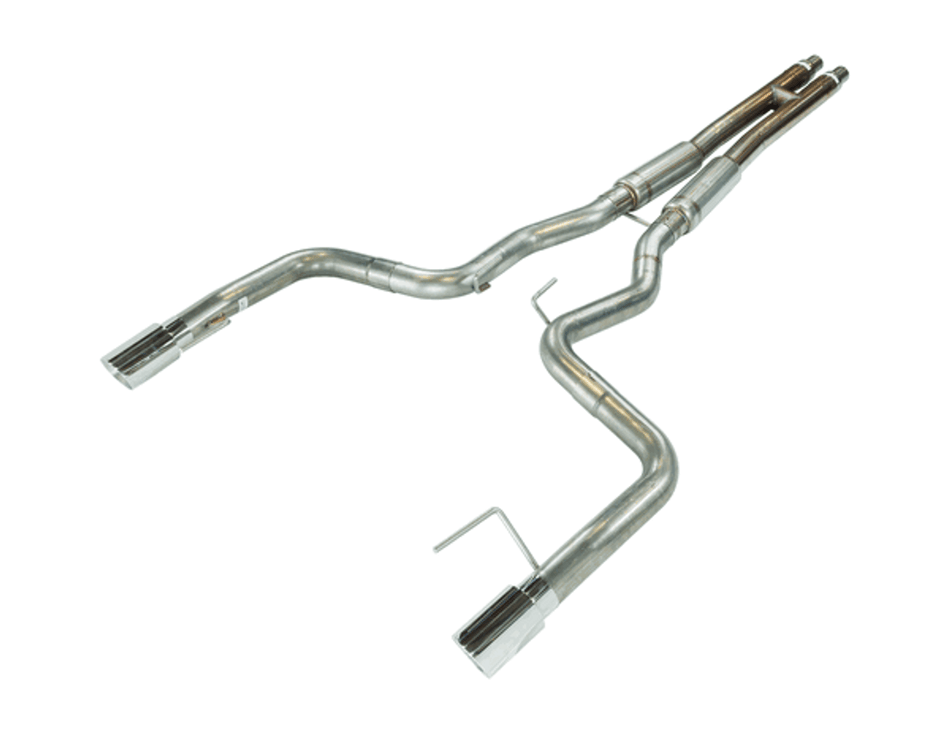 Pypes 3" H-Bomb & Bullet Mid Mufflers Catback Exhaust Kit Stainless (2015 - 2017 Mustang GT) SFM86MH