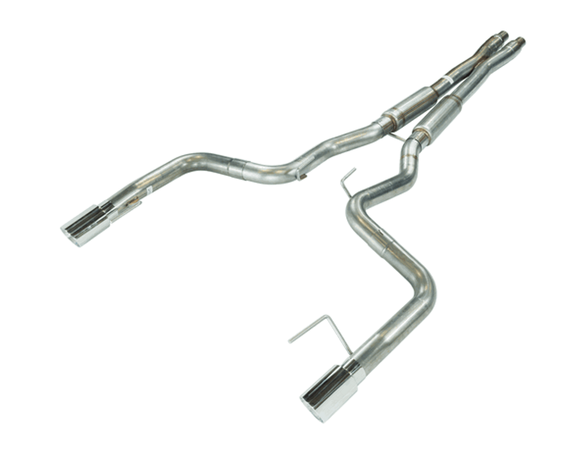 Pypes 3" X-Bomb & Bullet Mid Mufflers Catback Exhaust Stainless (2015 - 2017 Mustang GT) SFM86MX