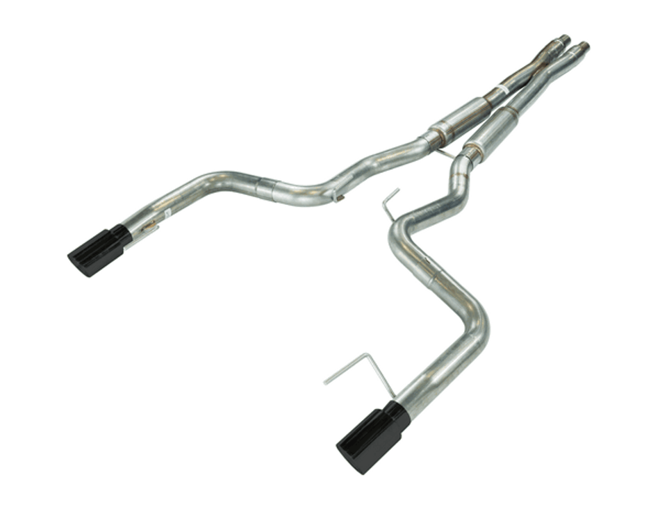 Pypes 3" X-Bomb & Bullet Mid Mufflers Catback Exhaust Black (2015 - 2017 Mustang GT) SFM86MXB