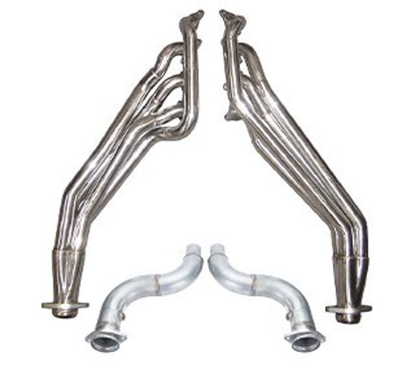 Pypes 1-3/4" to 1-7/8" Stepped Long Tube Headers w/ Catalytic Converters (2018 - 2023 Mustang GT) HDR79SK-1