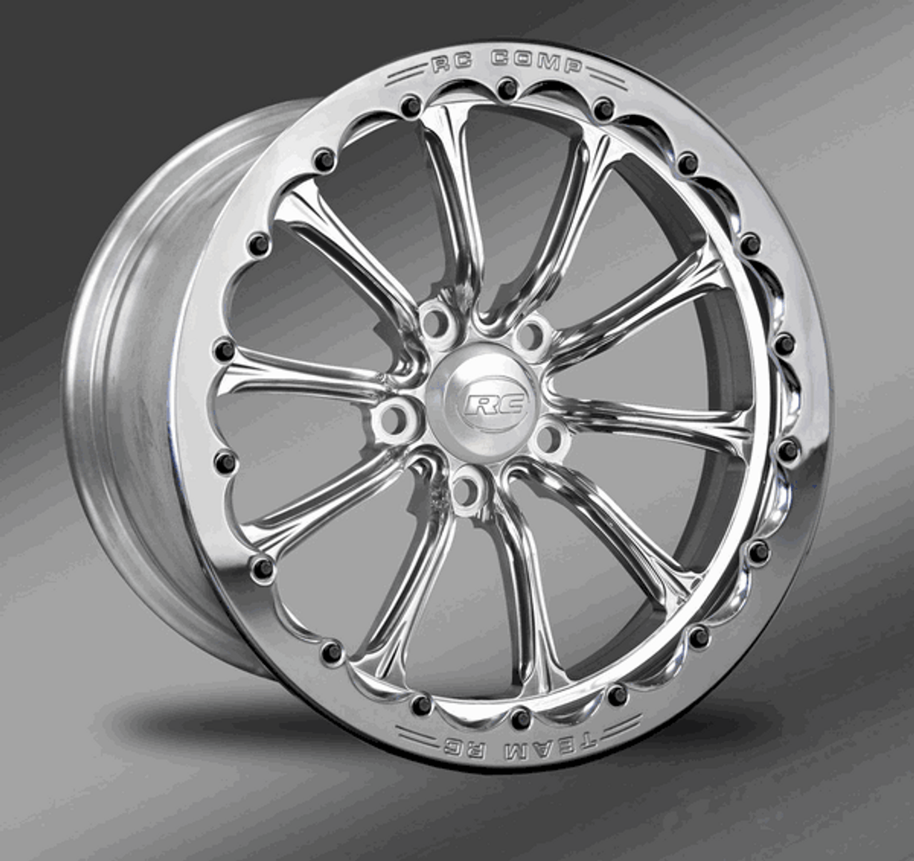 RC Components 17x10 Rear Single Beadlock Exile Wheel (11-14 Mustang GT)