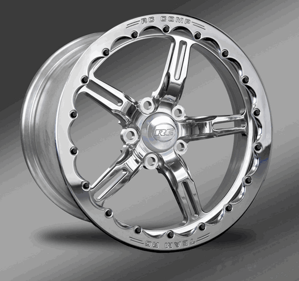 RC Components 17x7 Front Single Beadlock Fusion Wheel (2015-2023 Mustang)