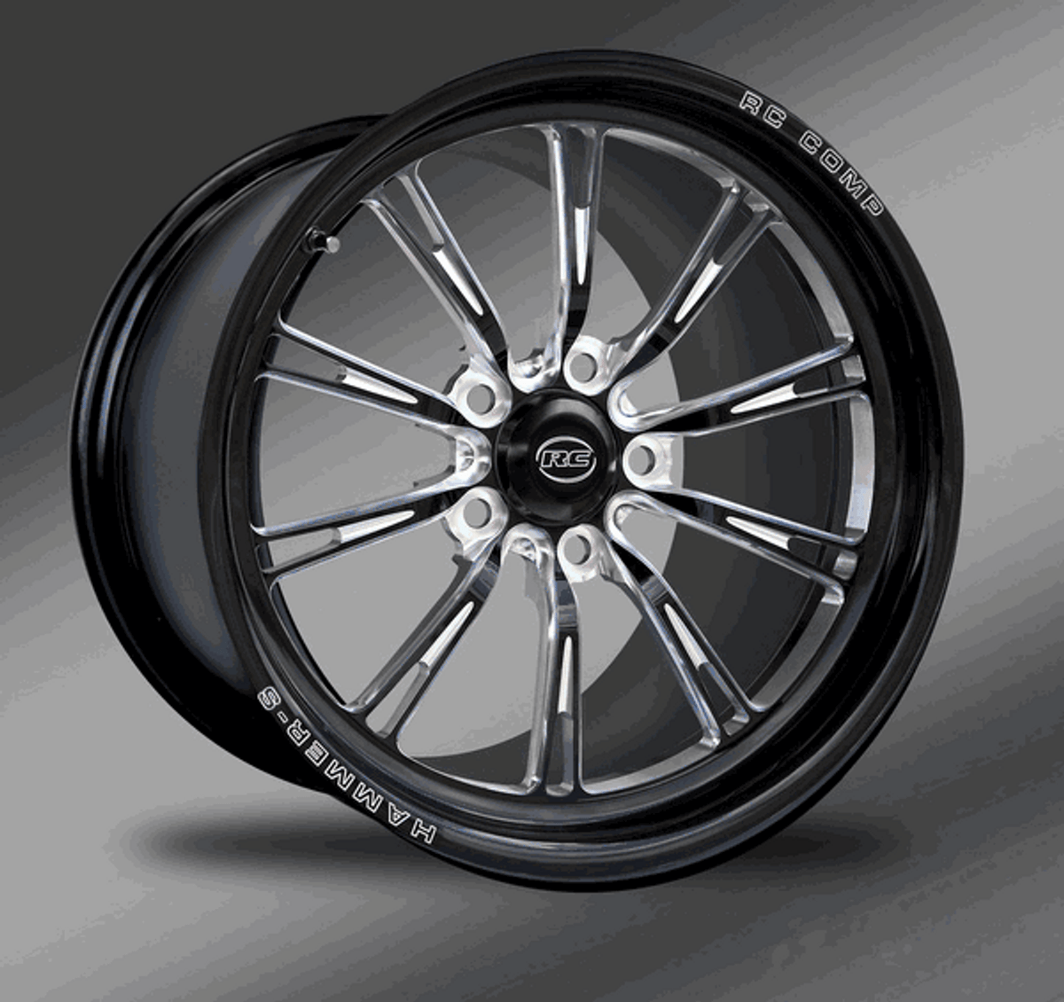 RC Components 18x5 Front Hammer Wheel (2015-2023 Mustang)