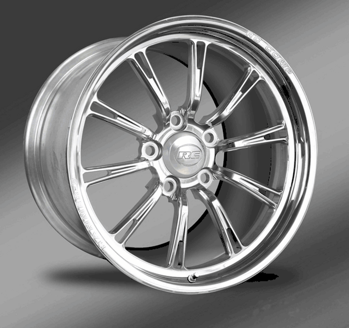 RC Components 17x7 Front Hammer Wheel (2015-2023 Mustang)