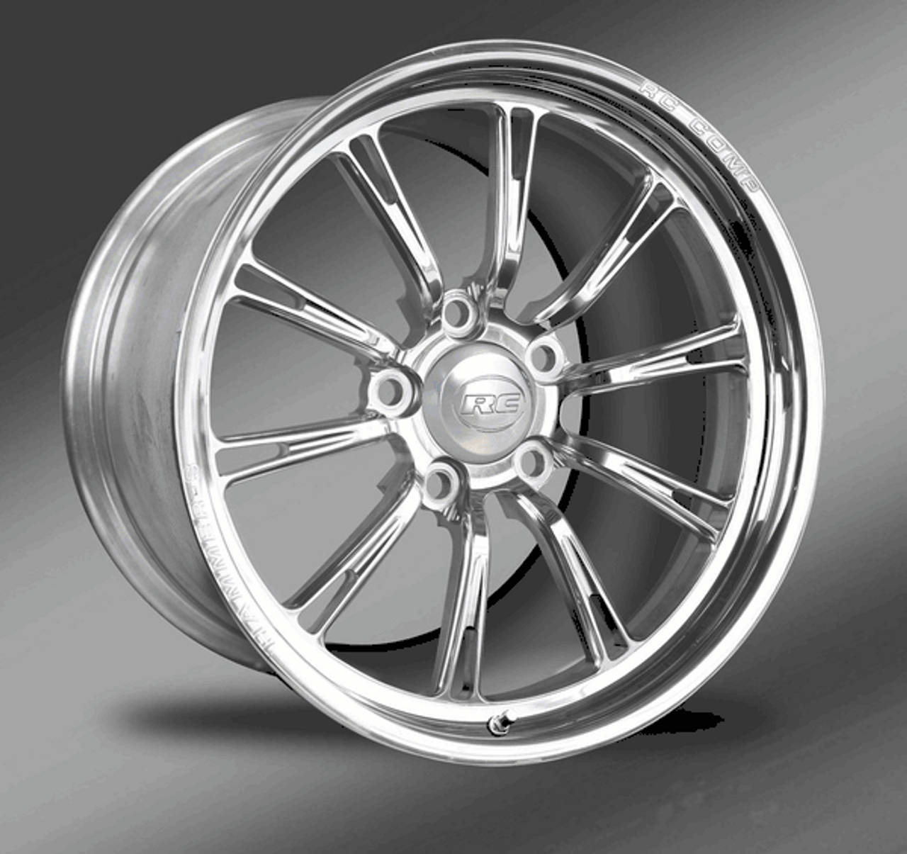 RC Components 17x7 Front Hammer Wheel (2015-2023 Mustang)