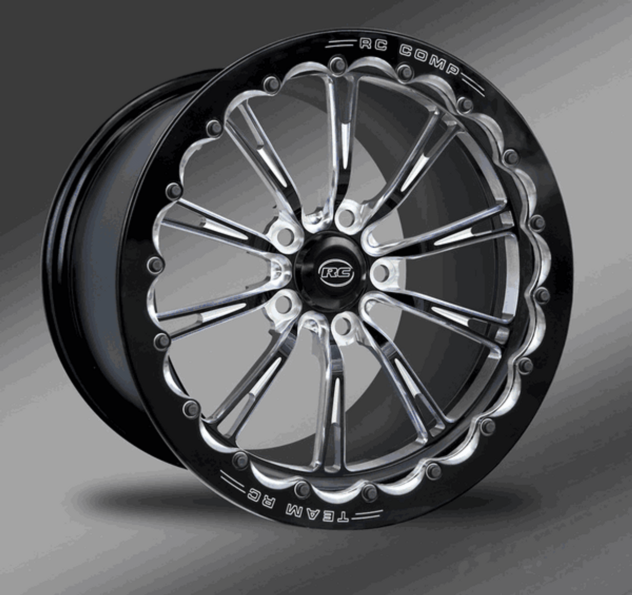 RC Components 17x7 Front Hammer Wheel (2015-2023 Mustang)