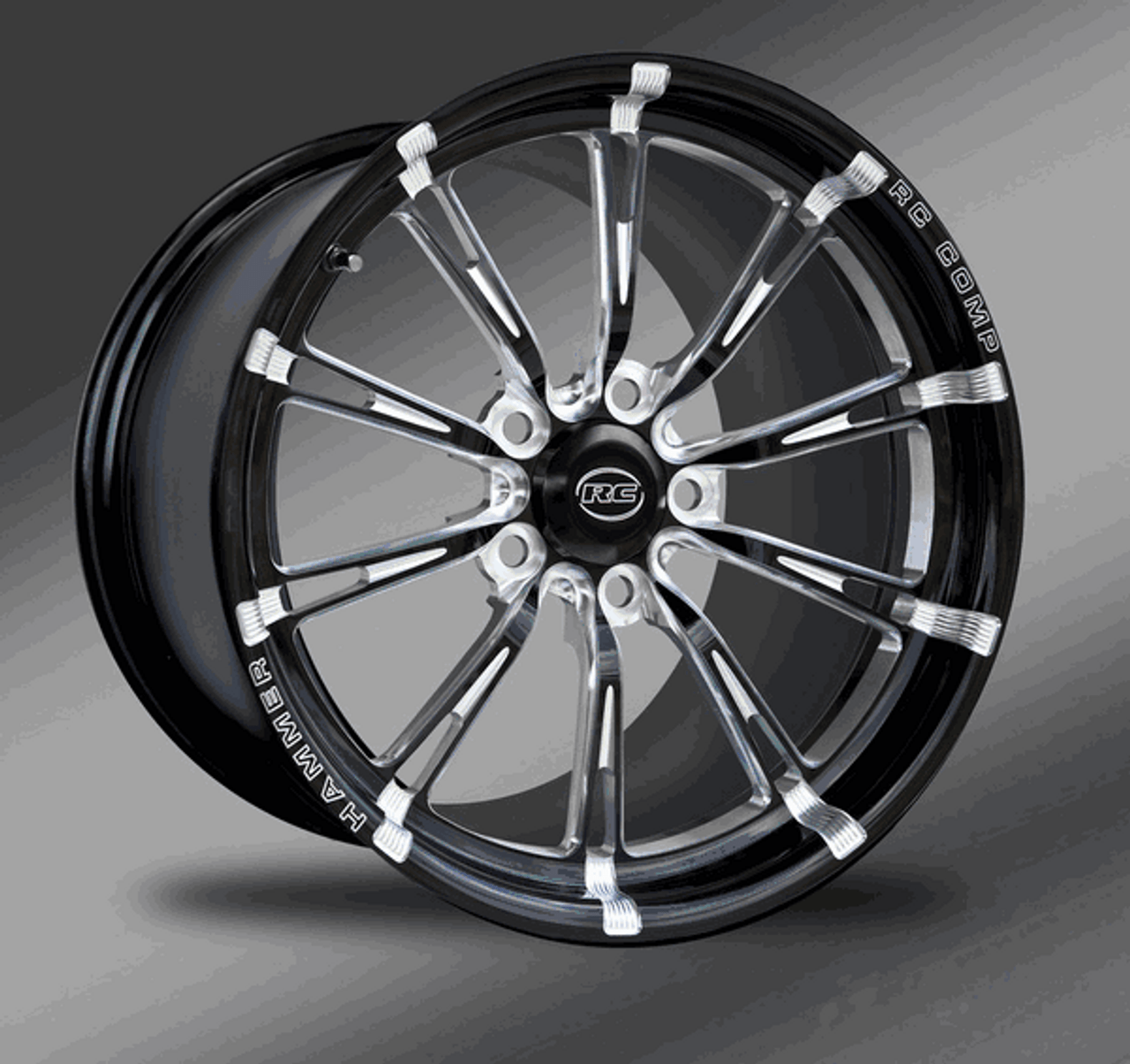 RC Components 17x5 Front Hammer Wheel (2015-2023 Mustang)