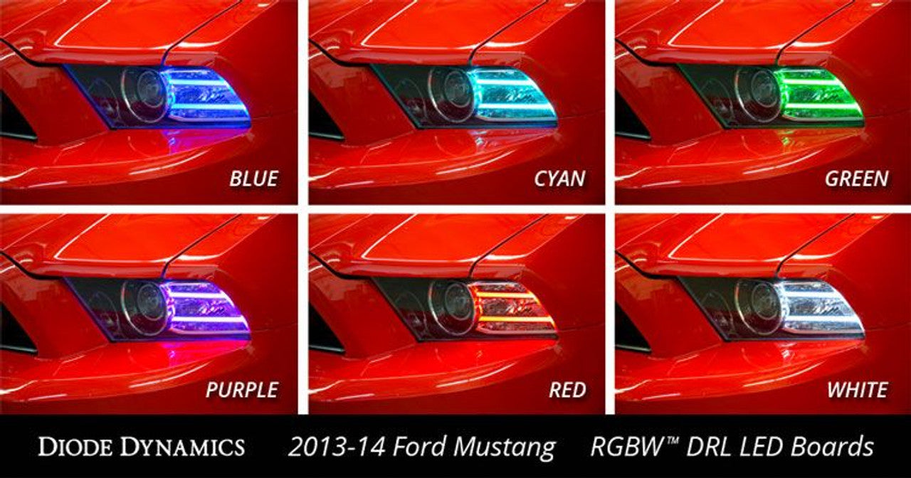 Diode Dynamics Multicolor DRL LED Boards RGBW (2013 - 2014 Mustang) DD2006