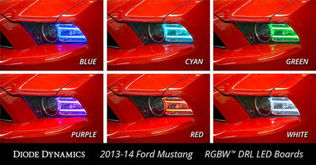 Diode Dynamics Multicolor DRL LED Boards RGBW (2013 - 2014 Mustang) DD2006