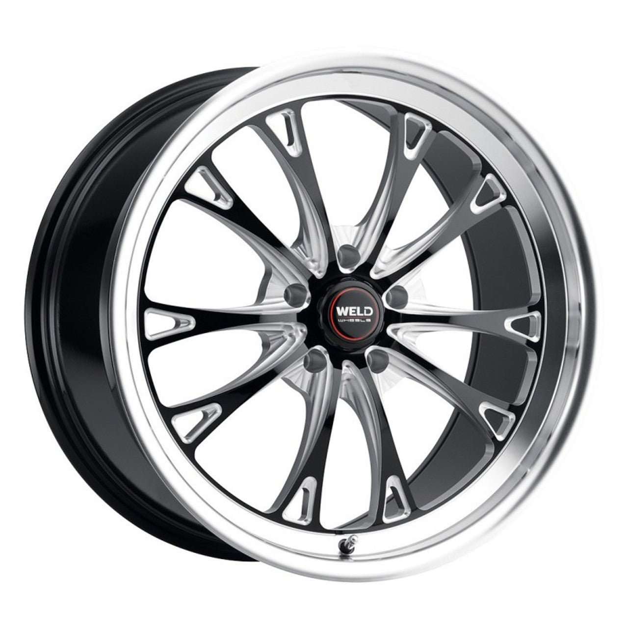 Weld 20x10.5 Belmont Wheel 5x114.3 ET 50 BS 7.75 Gloss Black (2015-2023 Mustang / 2024 Mustang) S11300565P50