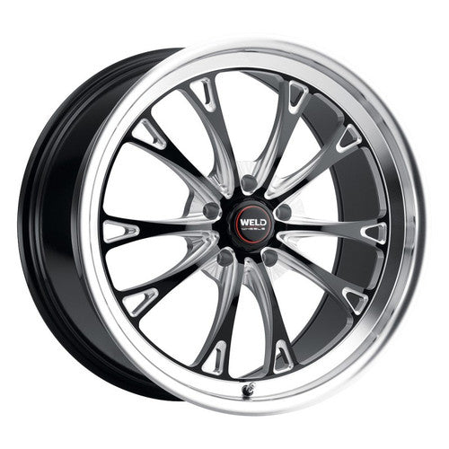 Weld 20x10.5 Belmont Wheel 5x114.3 ET 50 BS 7.75 Gloss Black (2015-2023 Mustang / 2024 Mustang) S11300565P50