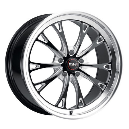 Weld 20x10.5 Belmont Wheel 5x114.3 ET 50 BS 7.75 Gloss Black (2015-2023 Mustang / 2024 Mustang) S11300565P50