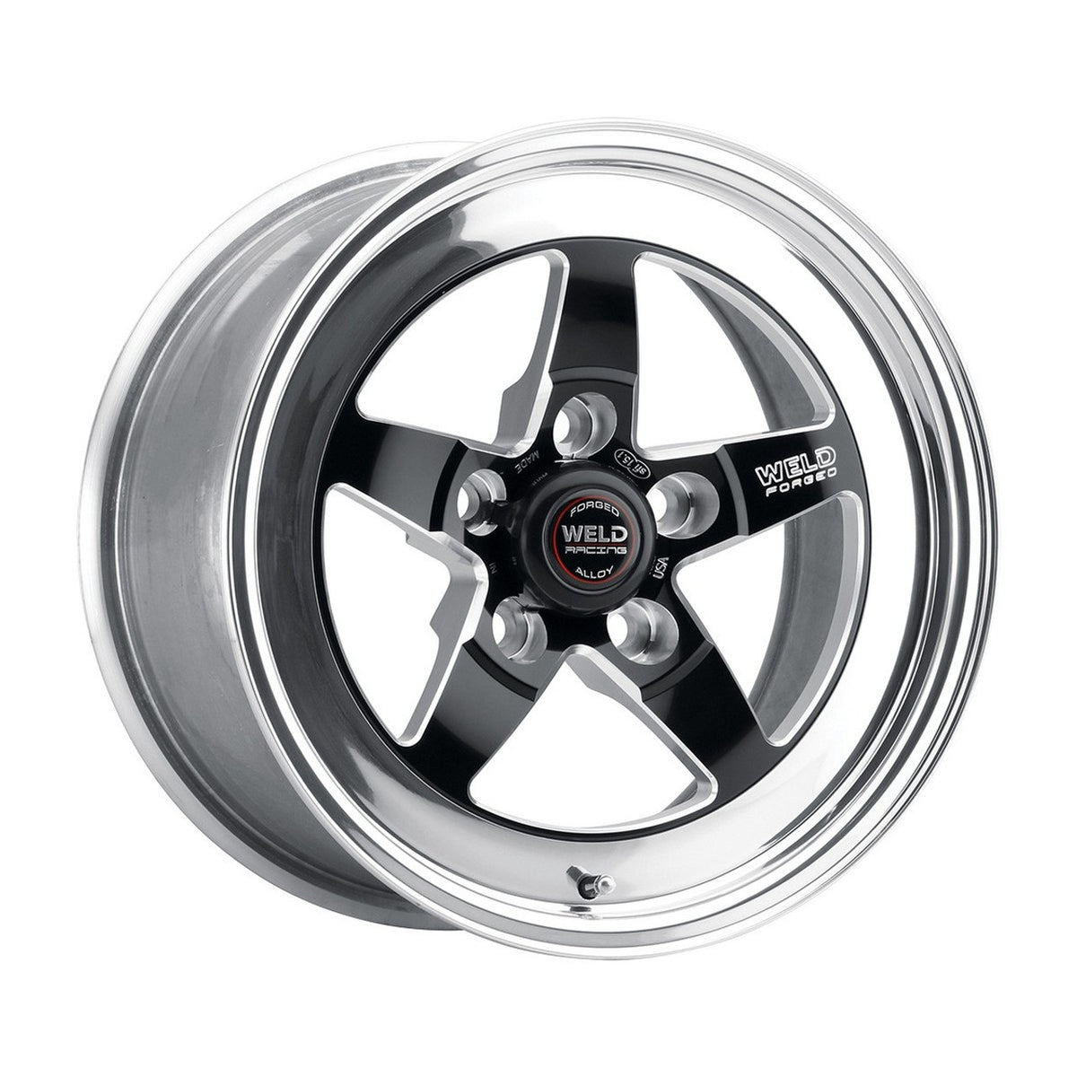 Weld 20x9 RT-S S71 Front Wheel Black (2011-2023 Mustang GT / 2006-2014 GT500 / 2024 Mustang) 71HB0090A63A