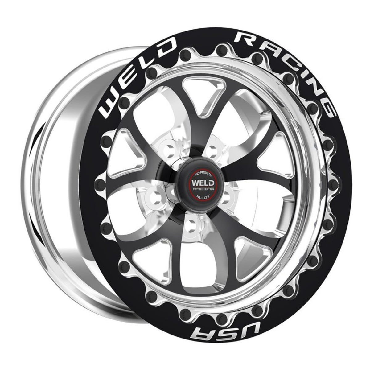 Weld 18x10 RT-S S76 Rear Wheel Black (2015-2023 Mustang GT Brembo / 2013-2014 GT500 / 2024 Mustang) 76LB8100A77A