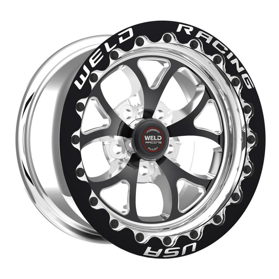Weld 18x10 RT-S S76 Rear Wheel Black (2015-2023 Mustang GT Brembo / 2013-2014 GT500 / 2024 Mustang) 76LB8100A77A