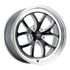 Weld 17x4.5 S76 Black Center Front Wheel (1967-1992 Camaro) 76LB7045B17A