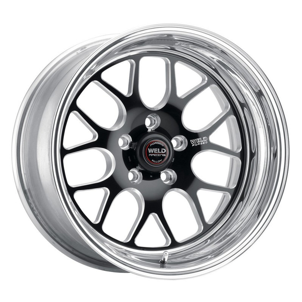 Weld 15x9 S77 Black Center Rear Wheel (1993-2002 Camaro / 1984-1987 Corvette C4 Coupe) 77MB-509B65A
