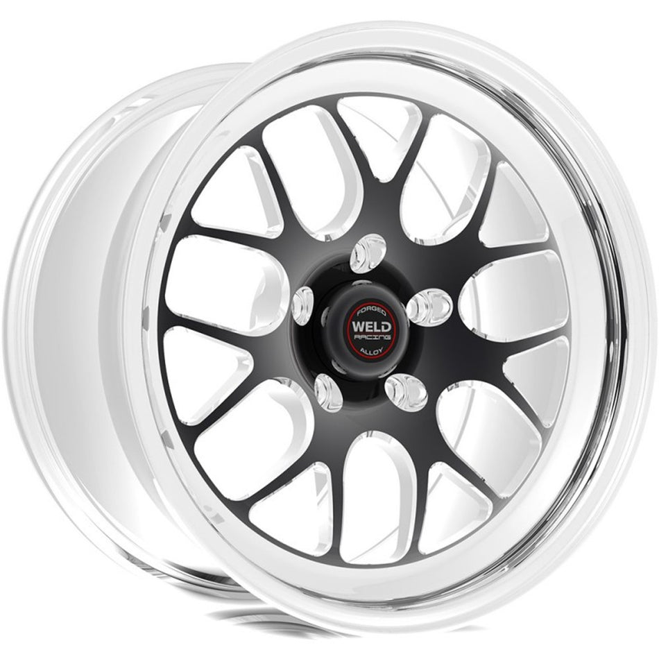 Weld 20x8 S77 Black Center Front Wheel (1967-1981 Camaro / 1968-1983 Malibu) 77LB0080B45A