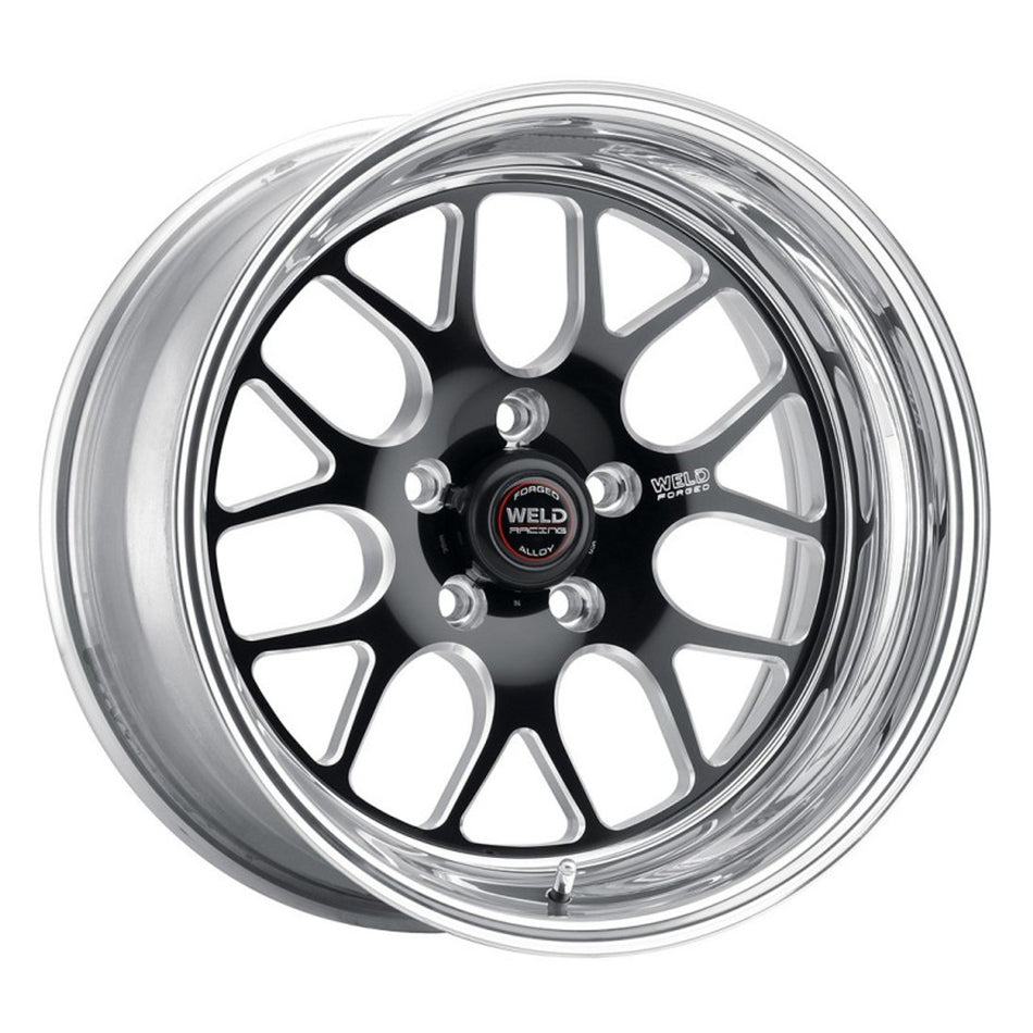 Weld 15x8 S77 Black Center Rear Wheel (1993-2023 Mustang) 77MB-508A55A