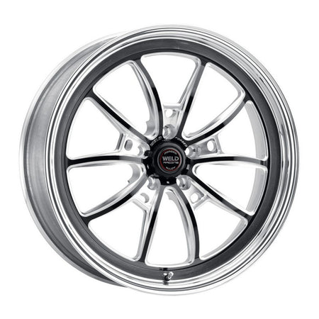 Weld 17x8 S80 Black Center Front/Rear Wheel (94-10 Mustang GT/Base) 80MB7080A58A