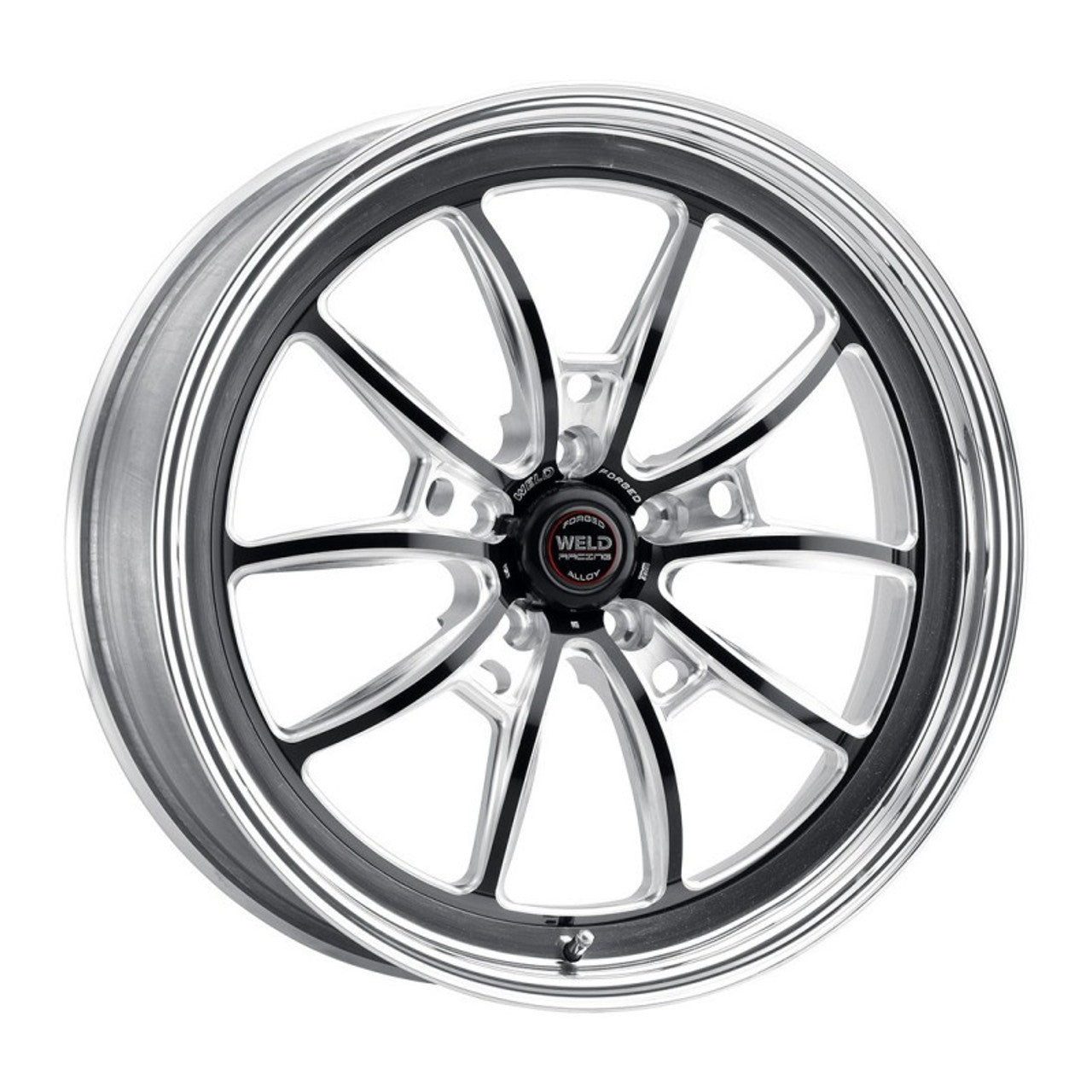 Weld 17x9.5 S80 Black Center Front/Rear Wheel (93-02 Camaro) 80MB7095B73A