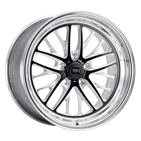 Weld 18x9 S82 Black Center Front/Rear Wheel (93-02 Camaro) 82MB8090B67A