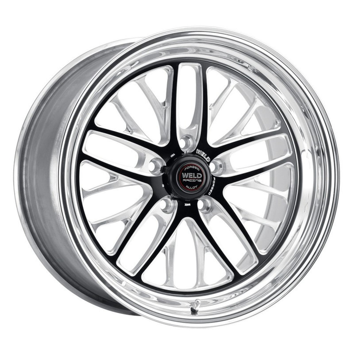 Weld 17x7 S82 Black Center Front Wheel (67-82 Camaro) 82LB7070B40A
