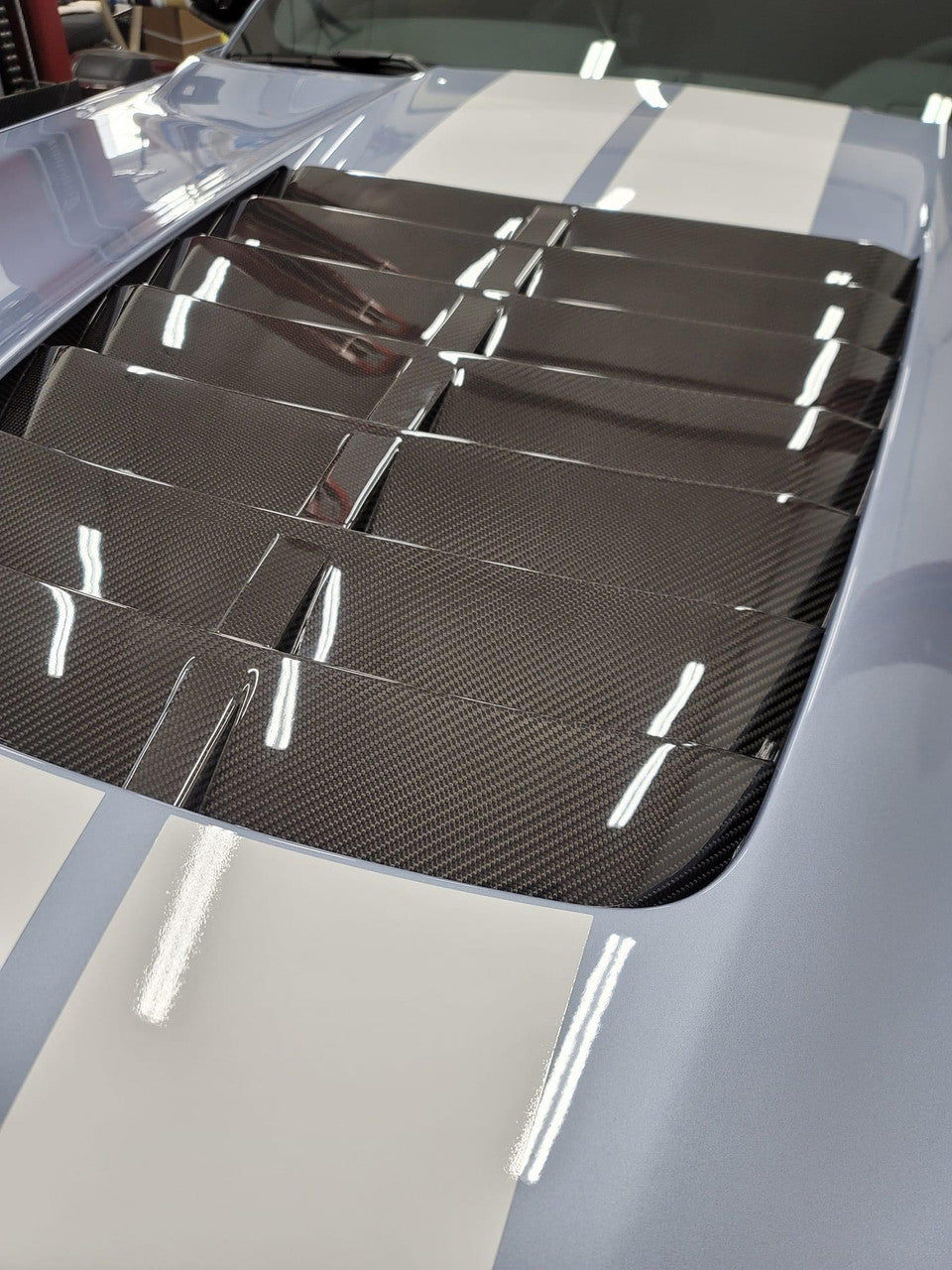 Ford Racing Carbon Fiber Hood Vent Kit (2020-2022 Shelby GT500) M-16612-C20