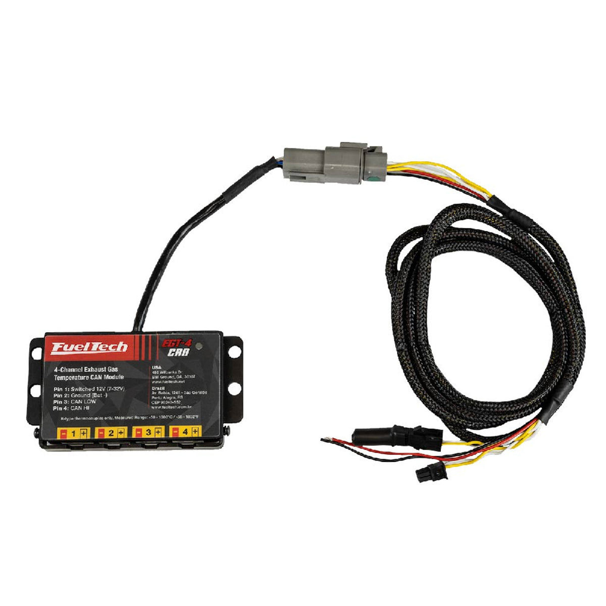 FuelTech EGT-4 CAN Conditioner - V8 w/ 2 Units / 2 Harnesses / 8 Sensors - 5022007368-V8