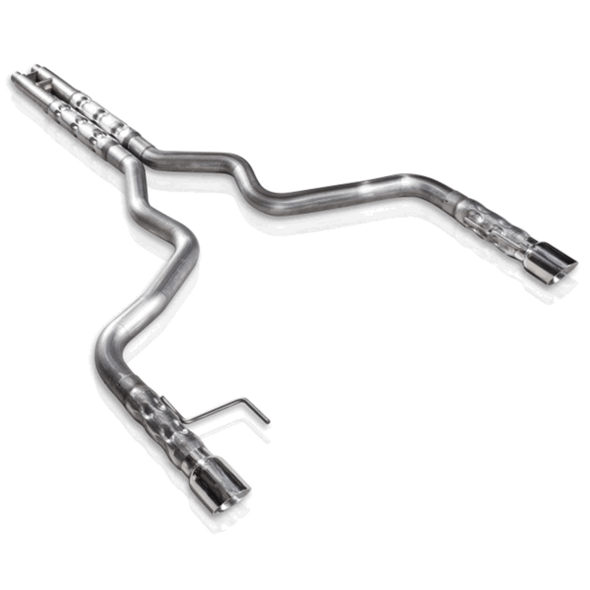 Stainless Works Catback Exhaust Retro Series w/ H-Pipe 3" Muffler Core Factory Connect (2015-2017 Mustang GT) M15CB-LMF