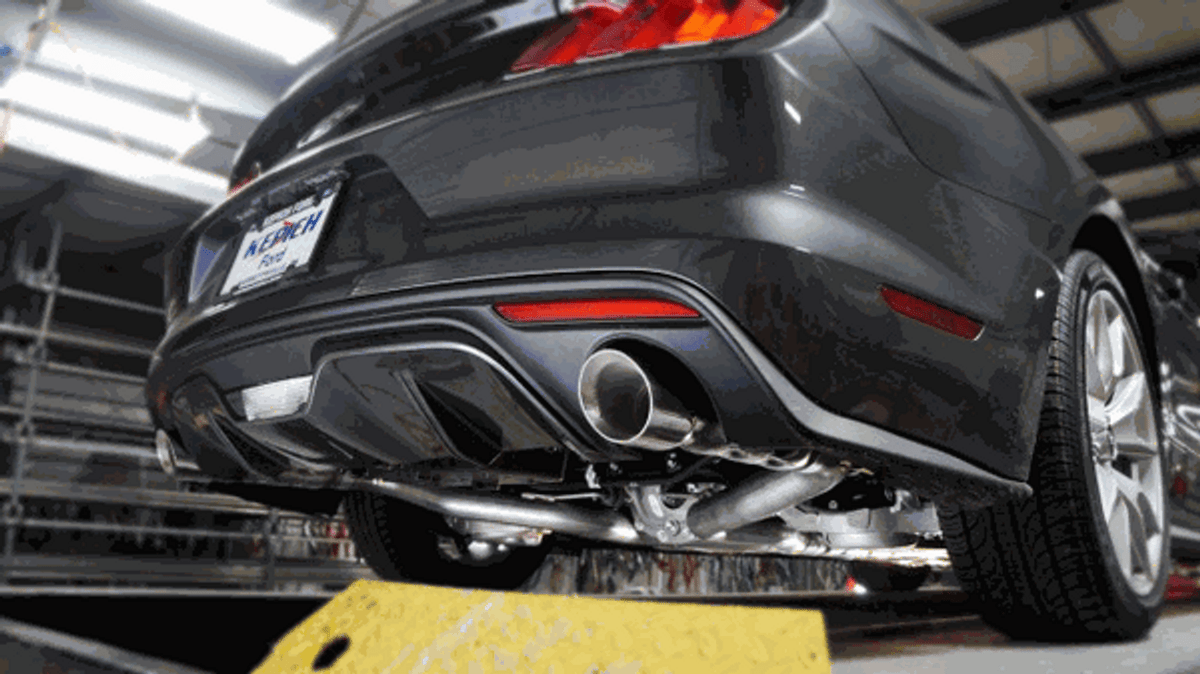 Stainless Works Catback Exhaust Retro Series w/ H-Pipe 2.5" Muffler Core Performance Connect (2015 - 2017 Mustang GT) M15CB3