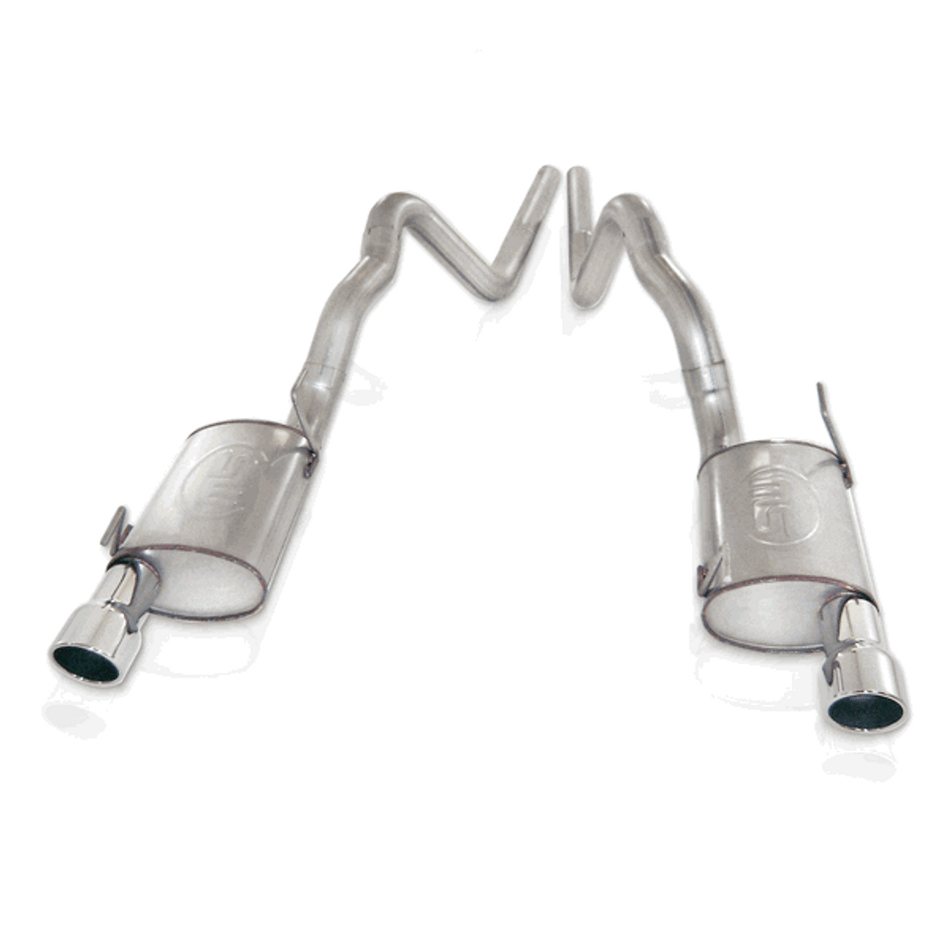 Stainless Works Catback Exhaust S-Tube Performance Connect (2007 - 2010 Shelby GT500) M09GTL