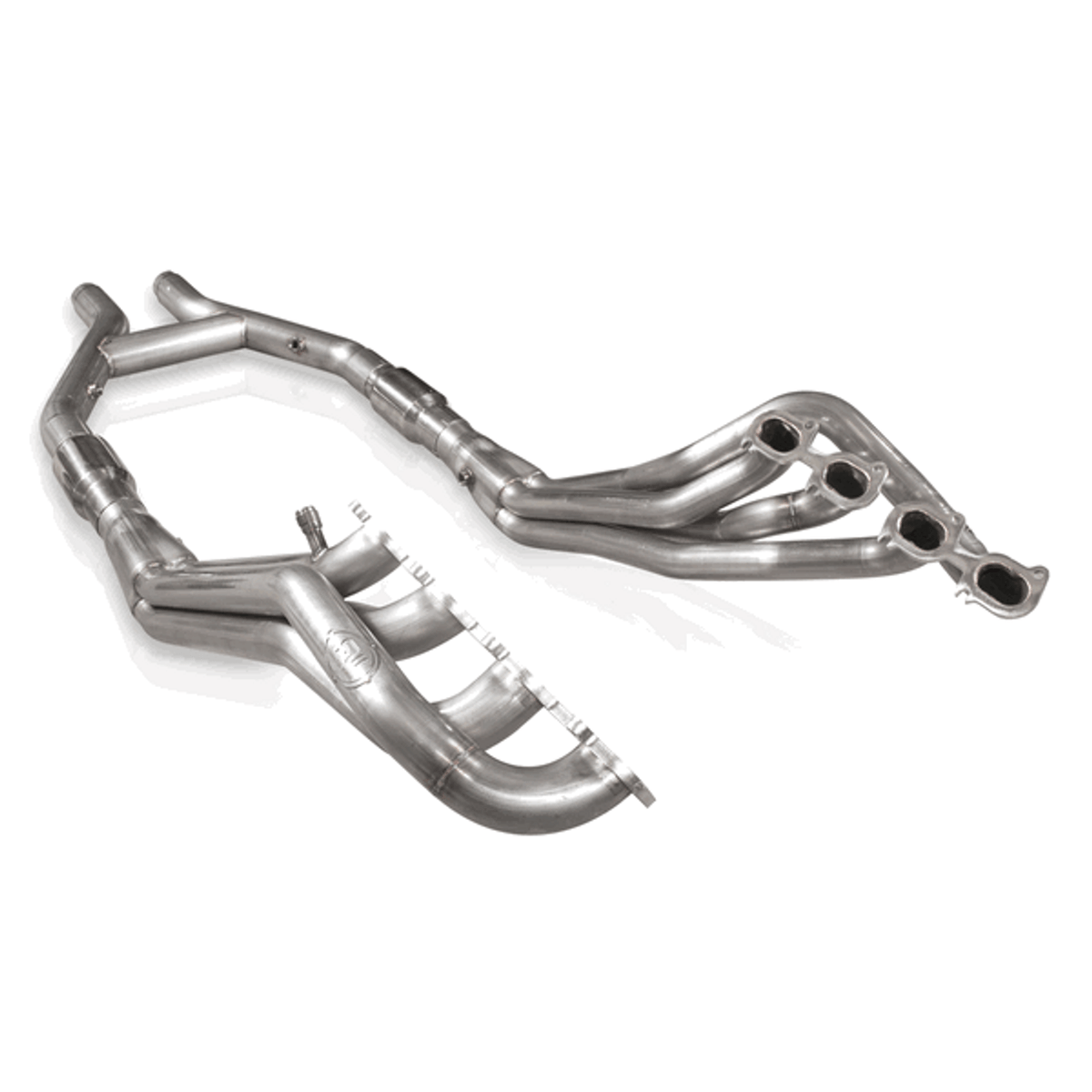Stainless Works 1-7/8" Catted Long Tube Header Kit & H-Pipe (2011 - 2014 Shelby GT500 Stock Exhaust) GT115HCATHP